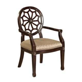 Powell Classic Seating Spider Web Fabric Arm Chair