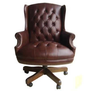  Office High Back Leather Executive Chair with Tufting   OC 175 BR