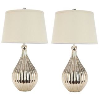 Safavieh Grace Resin Table Lamps in Cream   LIT4012A SET2