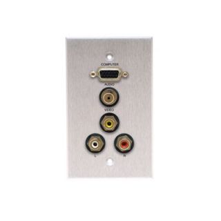 Comprehensive Wallplate with 2 RJ 45 Connectors   WP 1640 E x AC