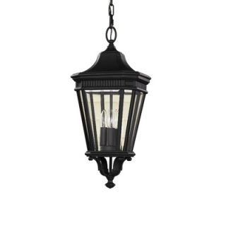 Feiss Cotswold Lane Outdoor Hanging Lantern in Black   OL5411BK