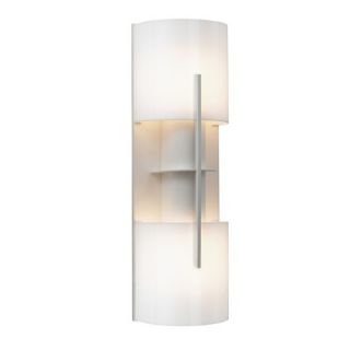 Sonneman Oberon Two Light Wall Sconce with White Acrylic Shade in