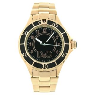 Dolce & Gabbana Womens Anchor Watch with Black Dial
