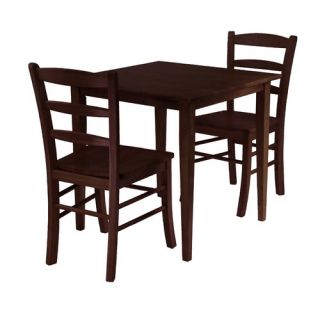 Groveland Three Piece Dining Set in Antique Walnut