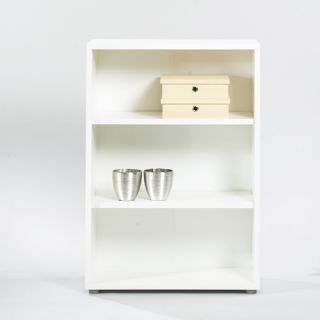 Fairfax Short Wide Bookcase in White