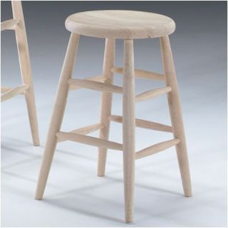 International Concepts 24 Scooped Seat Stool   1S 824