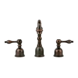 Premier Copper Products Double Handle Widespread Bathroom Faucet