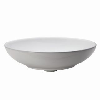 DecoLav Classically Redefined Round Vessel Sink in White   1467 CWH