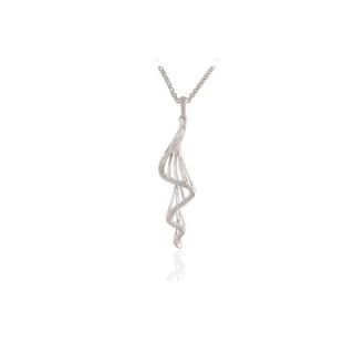 Élan Jewelry Pirouette Sterling Silver and Brilliant Diamond