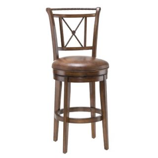 Hillsdale Lemans Swivel Bar Stool in Brown Cherry   4297 830