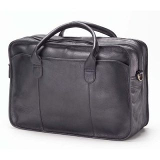 Clava Leather Vachetta Classic Legal Briefcase in Black