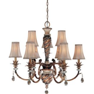  Aston Court Chandelier with Optional Medallion   1748 206 / 1750 206
