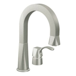 Moen Divine One Handle Widespread High Arc Pullout Bar Faucet