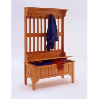 Home Styles Wood Entryway Full Storage Bench   5648 49 / 5649 49