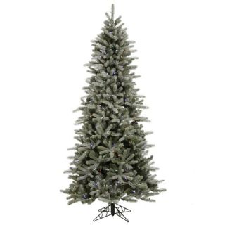Frosted Frasier Fir 7.5 Artificial Christmas Tree with Multicolored