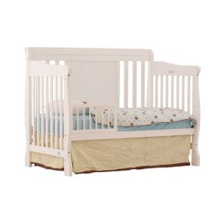Storkcraft Verona Fixed Side Convertible Crib in White   04587 481