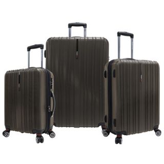 Travelers Choice Tasmania 3 Piece Expandable Spinner Luggage Set