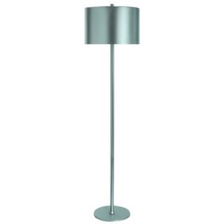 Trend Lighting Corp. Pure One Light Floor Lamp in Metallic Silver