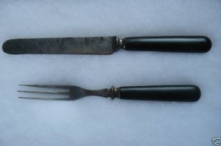 Russell Co Green River Works 1860s Knife Fork Set
