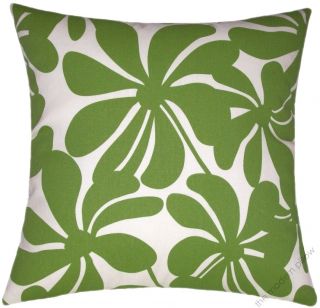 18 Sq Sunny Green Twist Indoor Outdoor Decorative Throw Pillow Cover