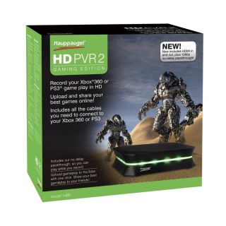 Hauppauge HD PVR 2 1480 Gaming Edition HD recorder for Xbox 360 PS3 PC