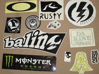 Surf Stickers Pack surfing stickers RipCurl Oakley Electric Dragon