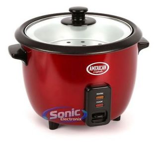  Originals ARC 4/4811 5 Cup Electric Rice Cooker w/ Retro Red Finish