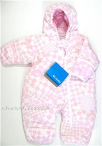 COLUMBIA SPORTSWEAR Size 12 Months Snuggly Bunny Down Bunting (White
