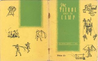  Scout Patrol Books No.5   The Patrol Goes to Camp by Rex Hazlewood