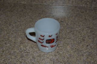 Vintage Ditch Witch Fire King Cup Mug Anchor Hocking