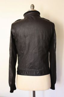 Rick Owens Leather Jacket Sz L Calfskin RU 2765
