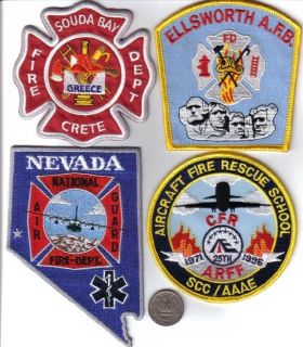 US Air Force Squadron Patch Military Fire Rescue School