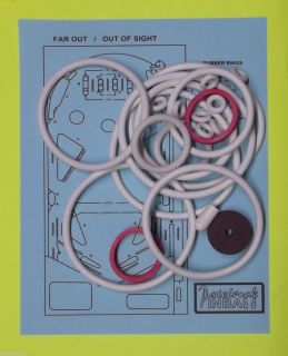 Gottlieb Far Out Out of Sight Pinball Rubber Ring Kit
