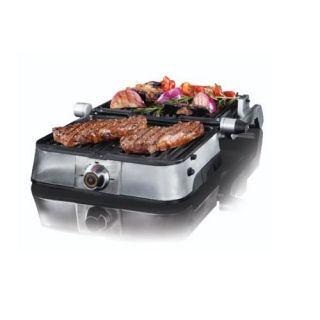  NDVLPAPFS1 Non Stick Stainless Panini Grill Large Dial Control