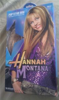 Hannah Montana Pop Star Wig Full Length New in Box