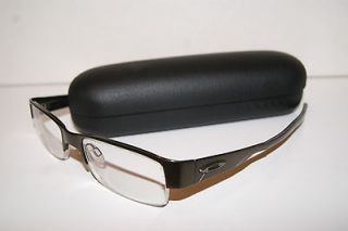  Eyeglasses 138 Pewter Titanium Prescription Glasses w/ Case