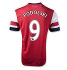 Nike Arsenal Home Jersey 12/14 Podolski #9 Soccer Jersey 2012 2013