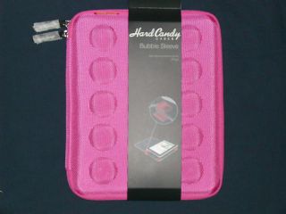 HARD CANDY CASES BUBBLE SLEEVE PINK FOR THE NEW IPAD 3 ALSO FITS IPAD