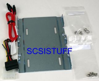 SSD Intel 2 5 to 3 5 Hard Drive Adapter Bracket Mount with SATA