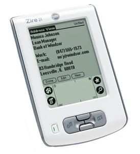 Brand New Palm Zire 21 Handheld PDA OS 8MB Win Mac