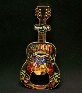 Hard Rock Cafe Detroit Guitar Bottle Opener Magnet RARE