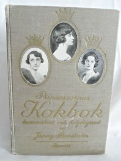 The Princess Cookbook PRINSESSORNAS KOKBOK by Jenny Akerstrom Swedish