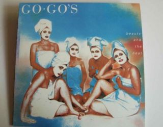 The Go Gos Signed Pink Vinyl LP Beauty and The Beat