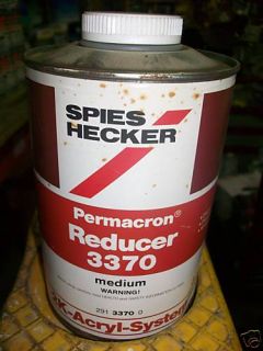 Spies Hecker Permacron Reducer 3370 Medium New