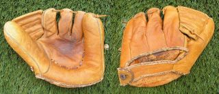 1940s 50s Negro League Hank Thompson Baseball Glove