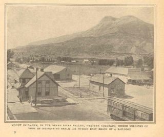 1919 American Oil Reserves Grand River Valley Colorado