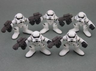 Lot 5 x Star Wars Galactic Heroes Imperial Stormtrooper Trooper