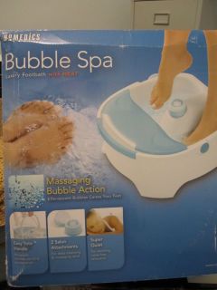 Homedics Massaging Bubble Luxury Foot Bath with Heat BL 150 New