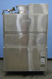   FRONT LOADING COMMERCIAL UTENSIL PAN DISH WASHER WITH BOOSTER HEATER
