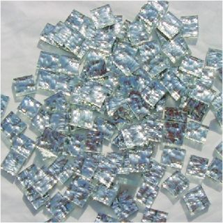 Silver Granite Mirror Mosaic Glass Tiles   Squares, Diamonds, Border